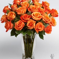 Vera Wang Orange Rose Bouquet -