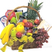 Gourmet with Fruit Basket