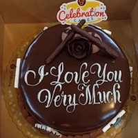 Love you chocolate cake